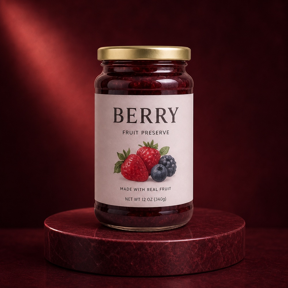 Generated berry packaging campaign