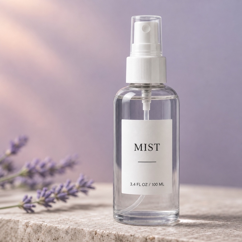 Generated lavender skincare campaign
