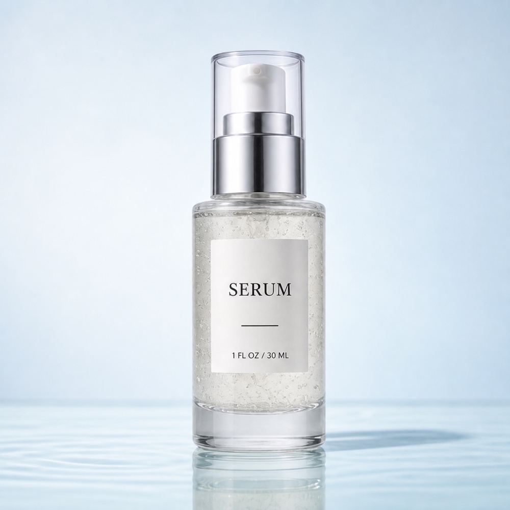 Generated skincare serum ad